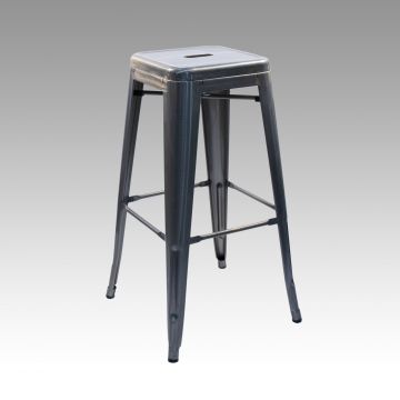 Tolix Barstool, Gunmetal