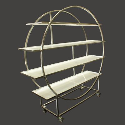 Image of Translucent 6' Double Circle Back Bar