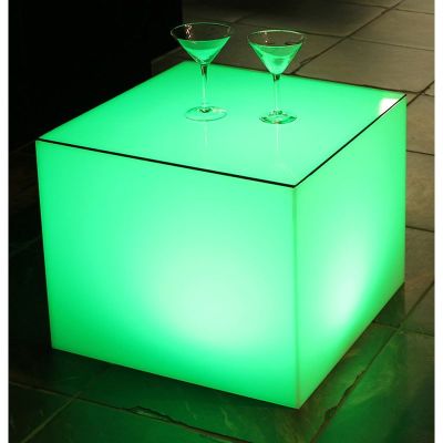 Image two of Translucent Cube Accent Table