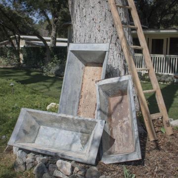 Vineyard Zinc Trough