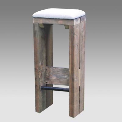 Image of Vineyard Bar Stool with Rustic Finish