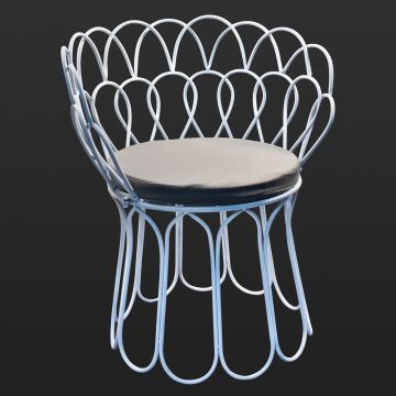 White Lotus Side Chair