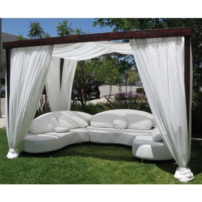 Image two of Amalfi Cabana with Drapes