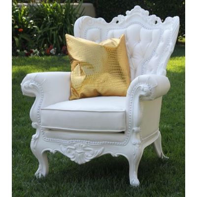 Image two of Cielo Blanco Ornate Arm Chair