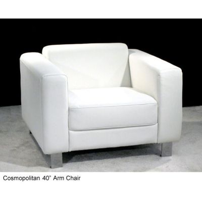 Image two of White Cosmopolitan Arm Chair