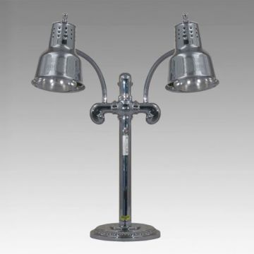 Deluxe Chrome Dual Heat Lamp