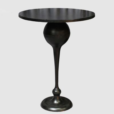 Image of French Nouveau Black 1 Sphere Table