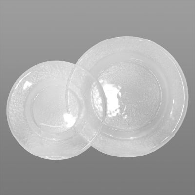 Image of Gabriella Hammered Glass Plates