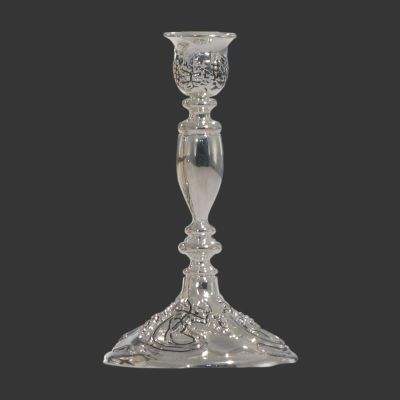 Image two of Ornate Silver Candle Holder