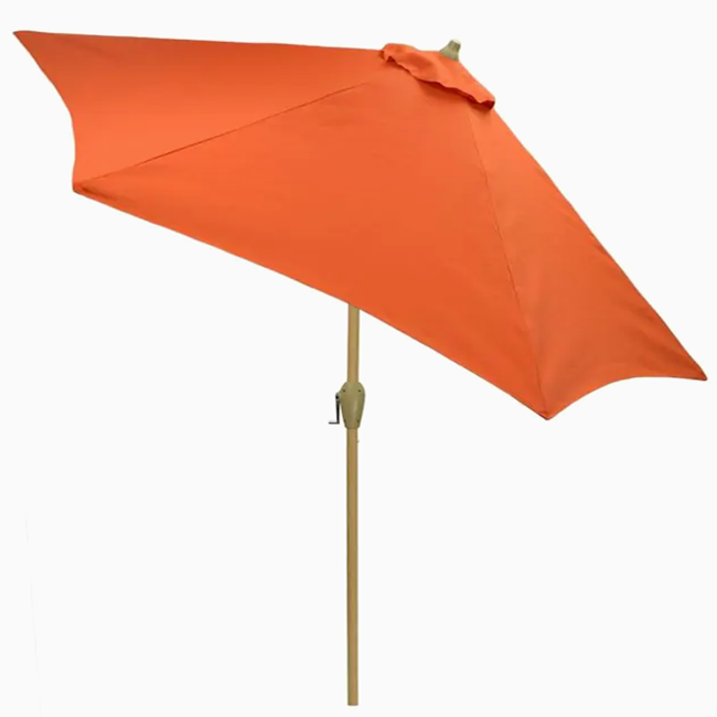 9 orange patio umbrella SKU: OV-OTU028 This patio umbrella combines sun tent 9' Oxy Orange Market Umbrella