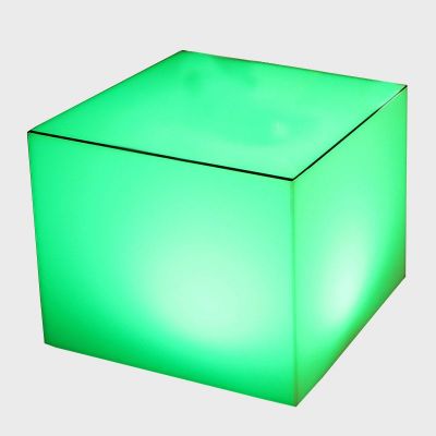 Image of Translucent Cube Accent Table