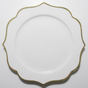 Trieste With Gold Band Dinner Plate