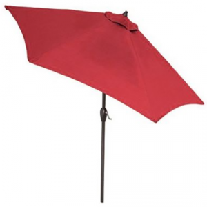 9' Trojan Red Market Umbrella