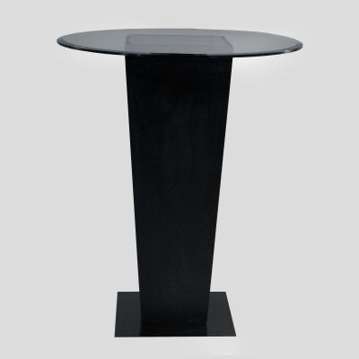 Image of Vogue Black Stand Up Table
