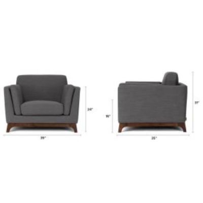 Image two of Madeira Grey Chair 39"