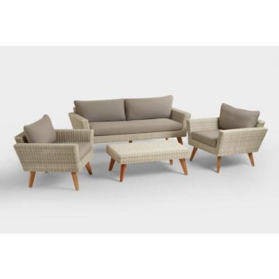 Image of 42" Marina Wicker Coffee Table