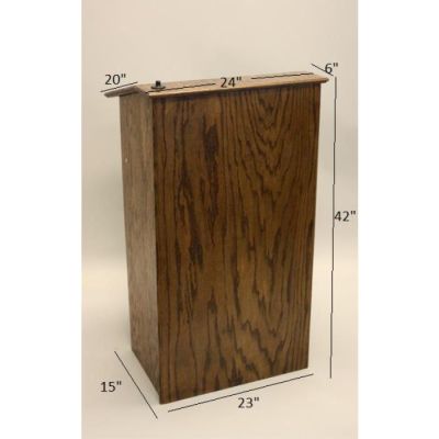 Image two of Walnut Standing Podium