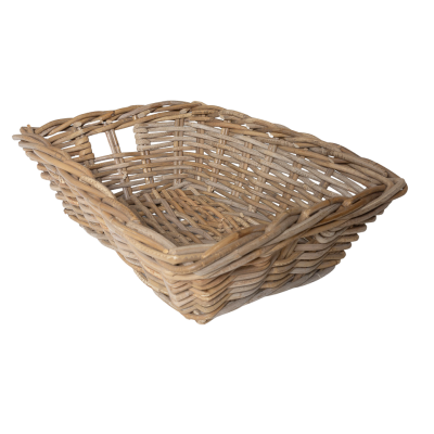 Image of Natural Rattan Basket 13"x19"x6"