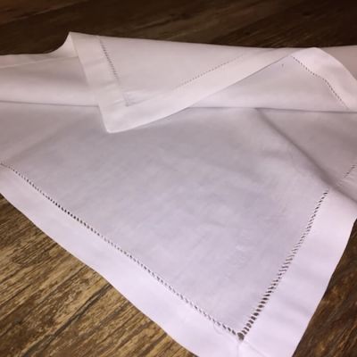 Image two of White Hemstitch