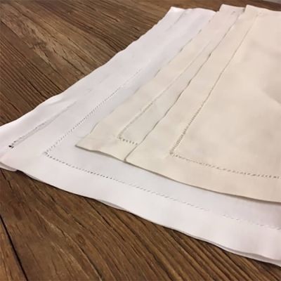 Image of White Hemstitch