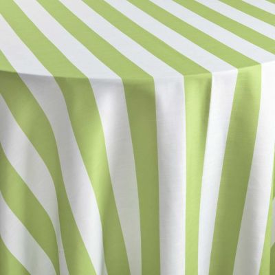 Image of Cabana Stripe Aloe Table Linen