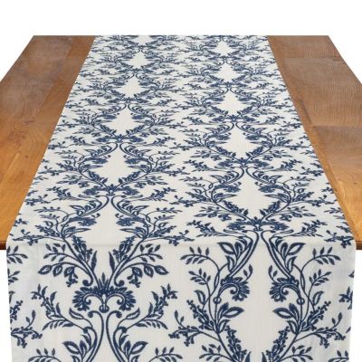 Image of Ashbourne Navy Table Runner