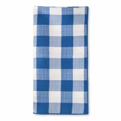 Image of Gingham Blue Napkin
