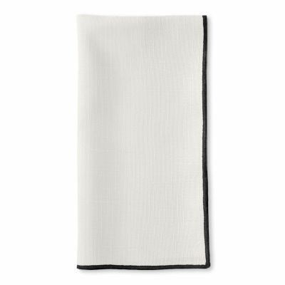 Image of Boca with Black Trim Napkin