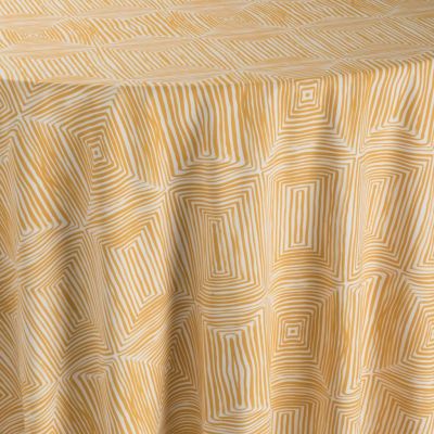 Image of Brush Squares Mustard Table Linen