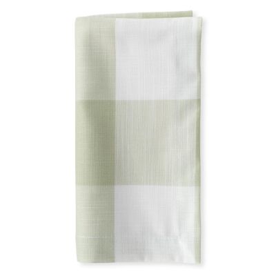 Image of Buffalo Check Sage Napkin