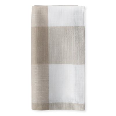 Image of Buffalo Check Travertine Napkin