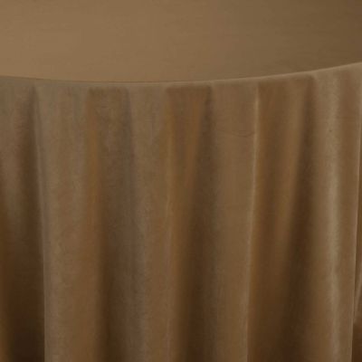Image of Velvet Caramel Table Linen