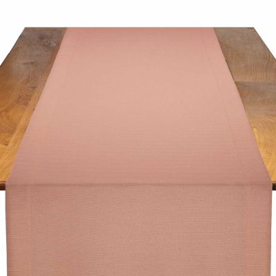 Image of Faille Clay Table Runner