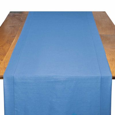 Image of Shantung Cornflower Table Runner