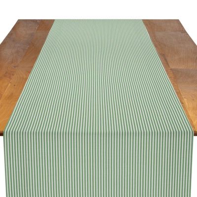 Image of Cottage Stripe Laurel Table Runner
