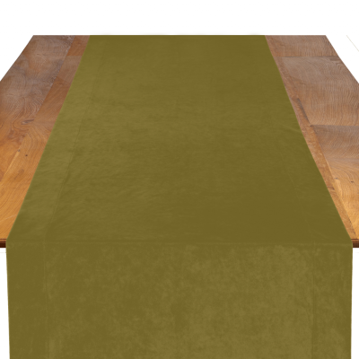 Image of Velvet Curry Table Runner