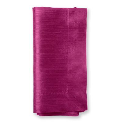 Image of Dupionique Iridescence Fuchsia Napkin