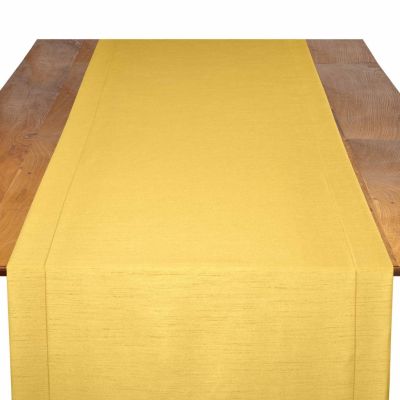 Image of Shantung Daffodil Table Runner