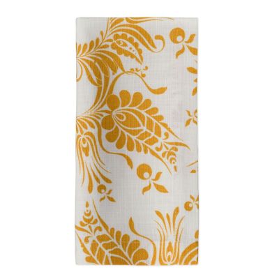 Image of Deco Floral Mustard Napkin