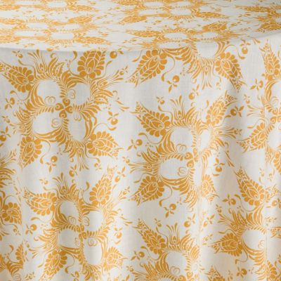 Image of Deco Floral Mustard Table Linen