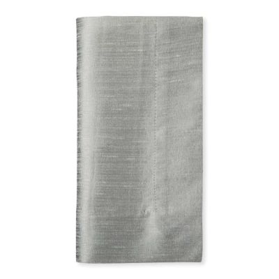Image of Dupionique Iridescence Silver Napkin