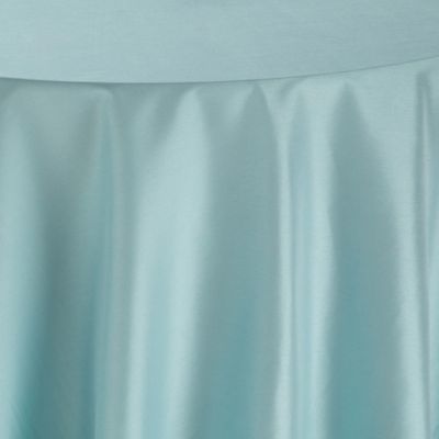 Image of Dupionique Ice Blue Table Linen