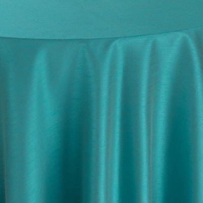 Image of Dupionique Iridescence Aqua Table Linen