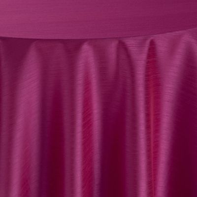 Image of Dupionique Iridescence Fuchsia Table Linen