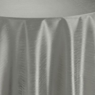 Image of Dupionique Iridescence Silver Table Linen
