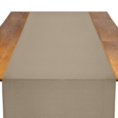 Image of Faille Cobblestone Table Runner