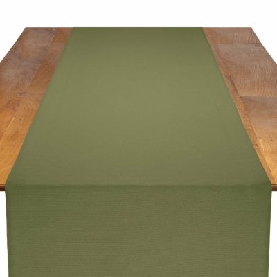 Image of Faille Fern Table Runner