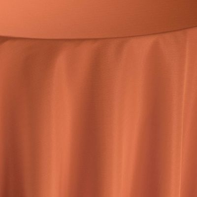 Image of Faille Flame Table Linen