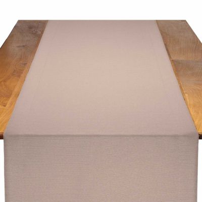 Image of Faille Flax Table Runner