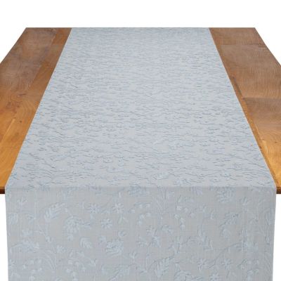 Image of Fleur Ash Blue Table Runner